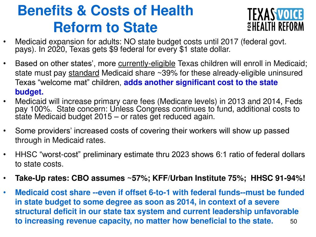 HEALTH REFORM 101 BASICS for TEXAS Del Mar College Center for Economic
