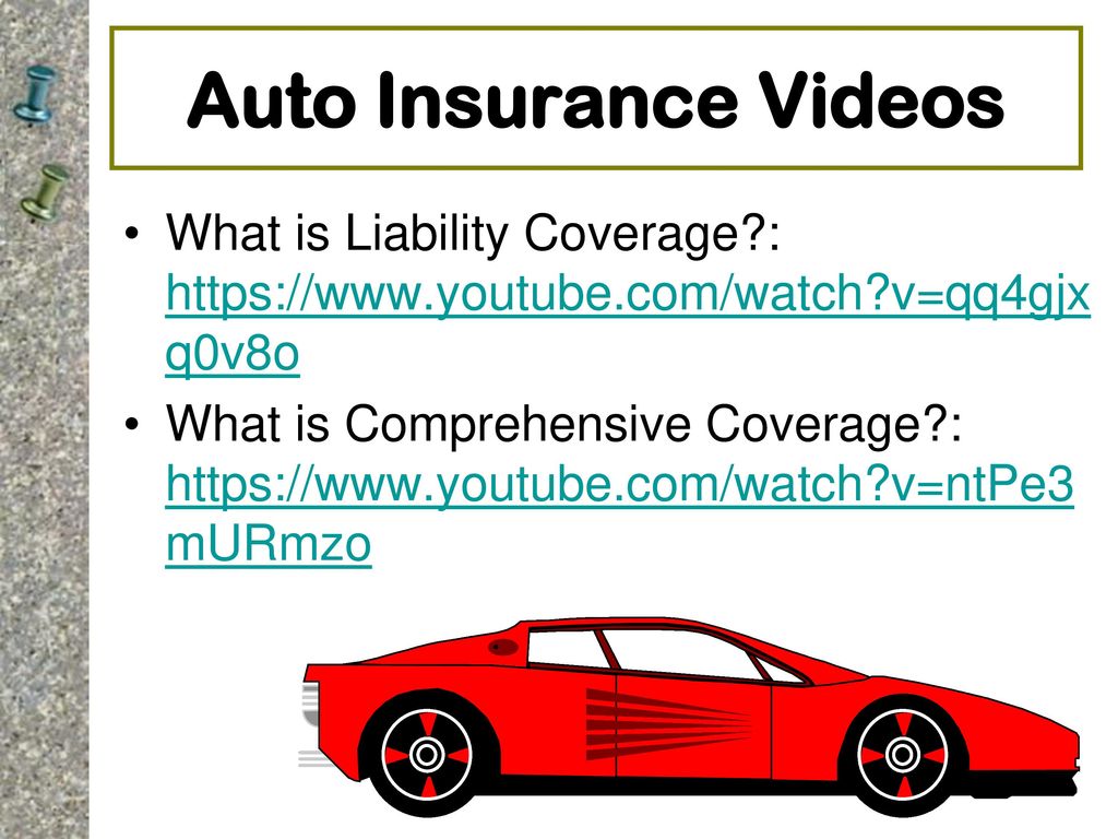 Auto Insurance Videos What is Liability Coverage :   v=qq4gjxq0v8o.