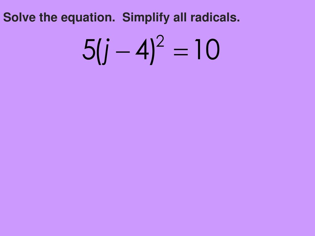 solving-by-factoring-taking-square-roots-ppt-download