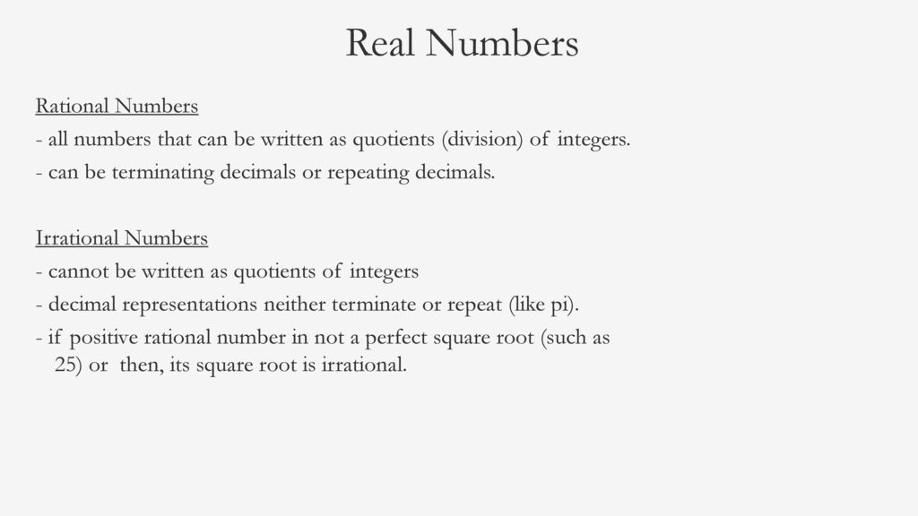 Day 4 august 22nd objective review number term properties ppt download