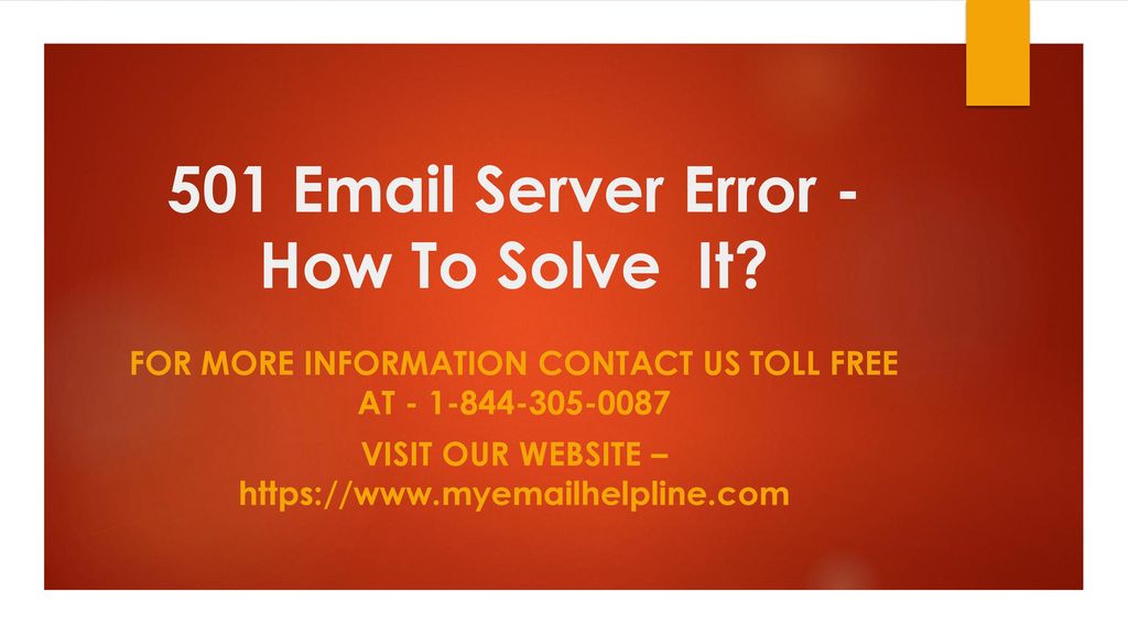501  Server Error - How To Solve It