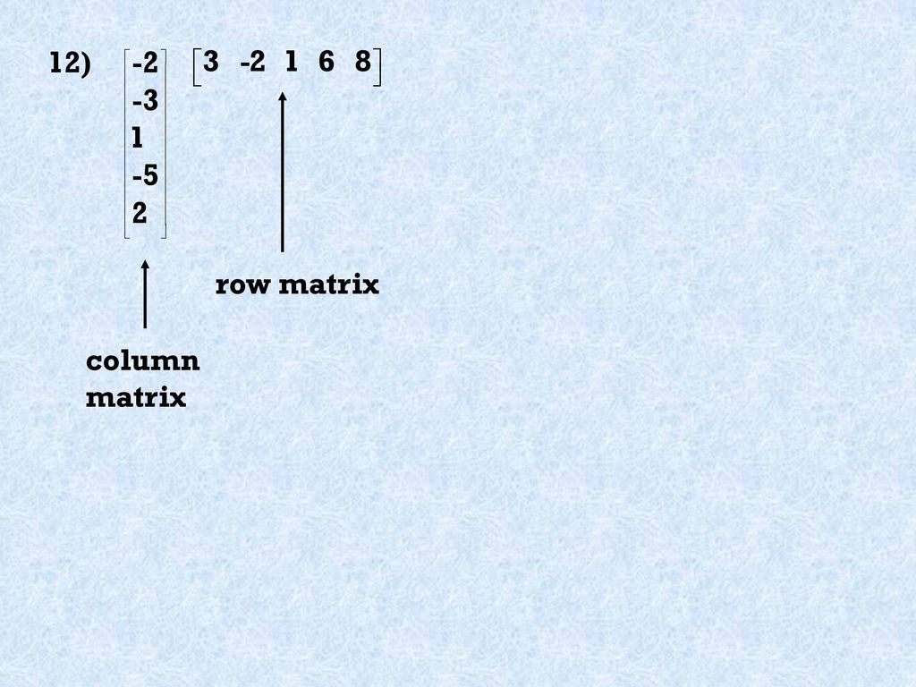 ALGEBRA II HONORS/GIFTED - MATRICES +, -, x, INVERSES - ppt download