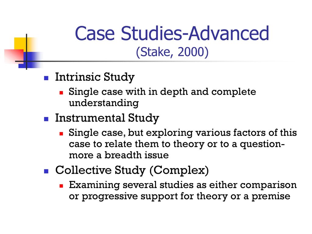 Case Studies from Stake (2000) and Yin (1994) - ppt download