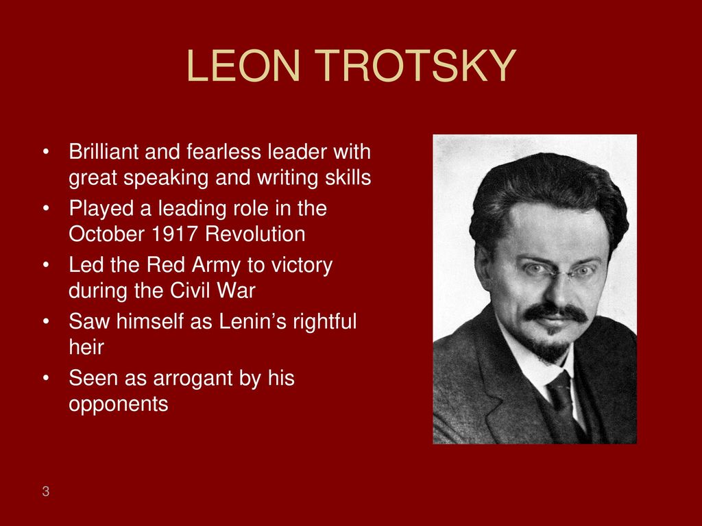 RISE OF STALIN Trotsky was considered the front-runner. - ppt download
