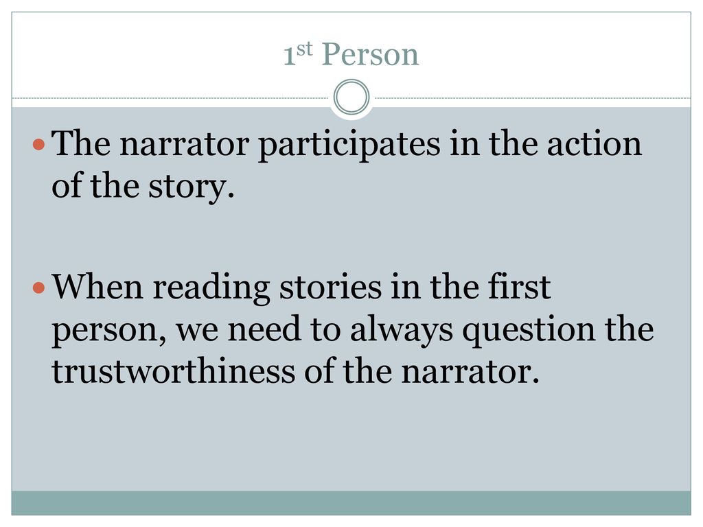 Point of View/Theme. ppt download