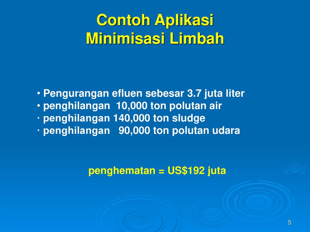 Minimisasi Limbah Ppt Download