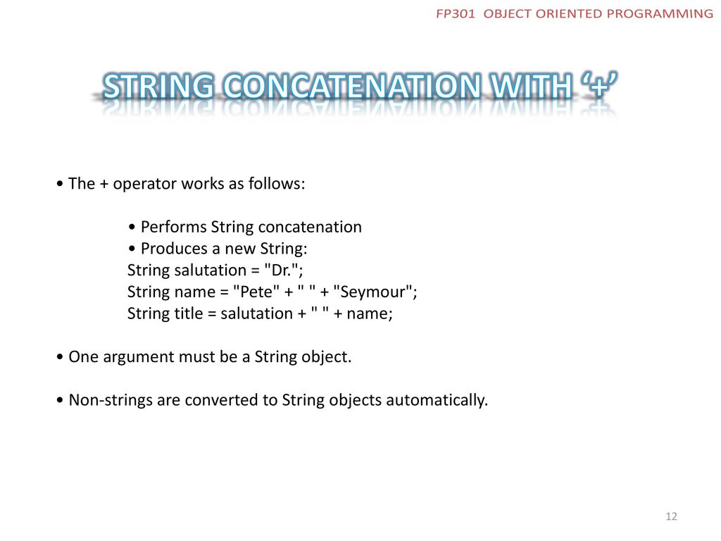 2.0 FUNDAMENTALS OF JAVA PROGRAMMING LANGUAGE - ppt download