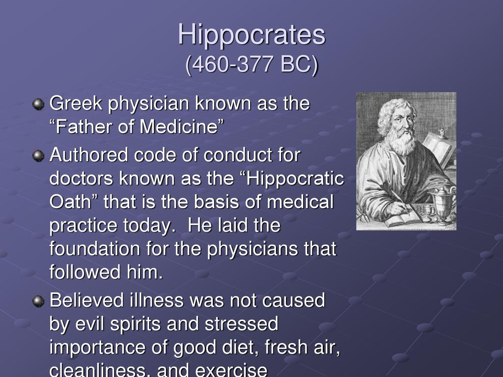 Contributions of Hippocrates