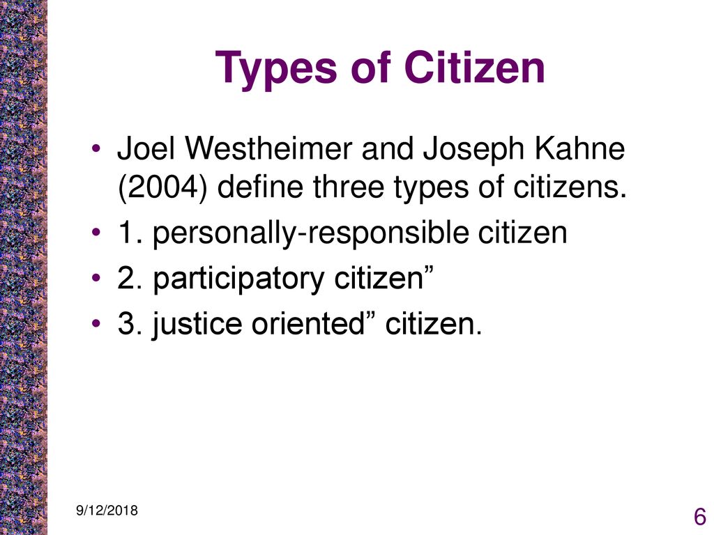 Characteristics of Good Citizen - ppt download