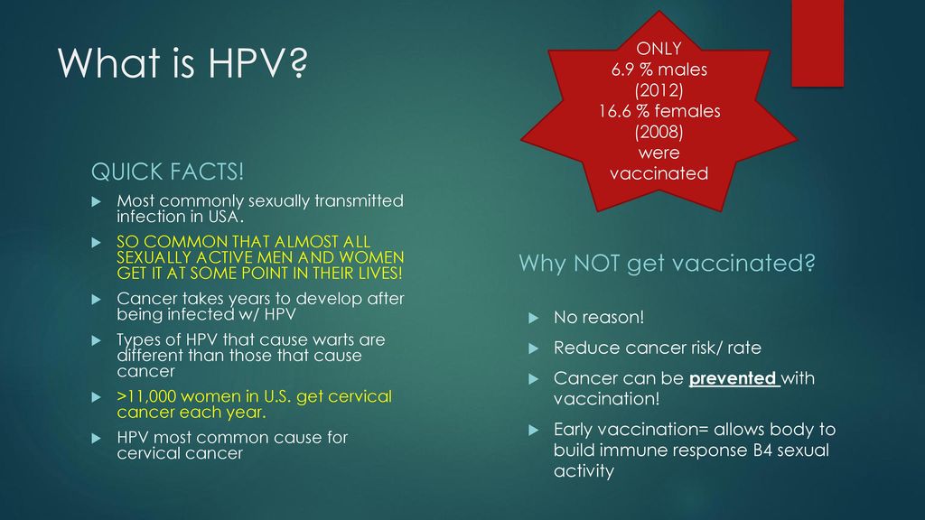 human papillomavirus hpv quick facts