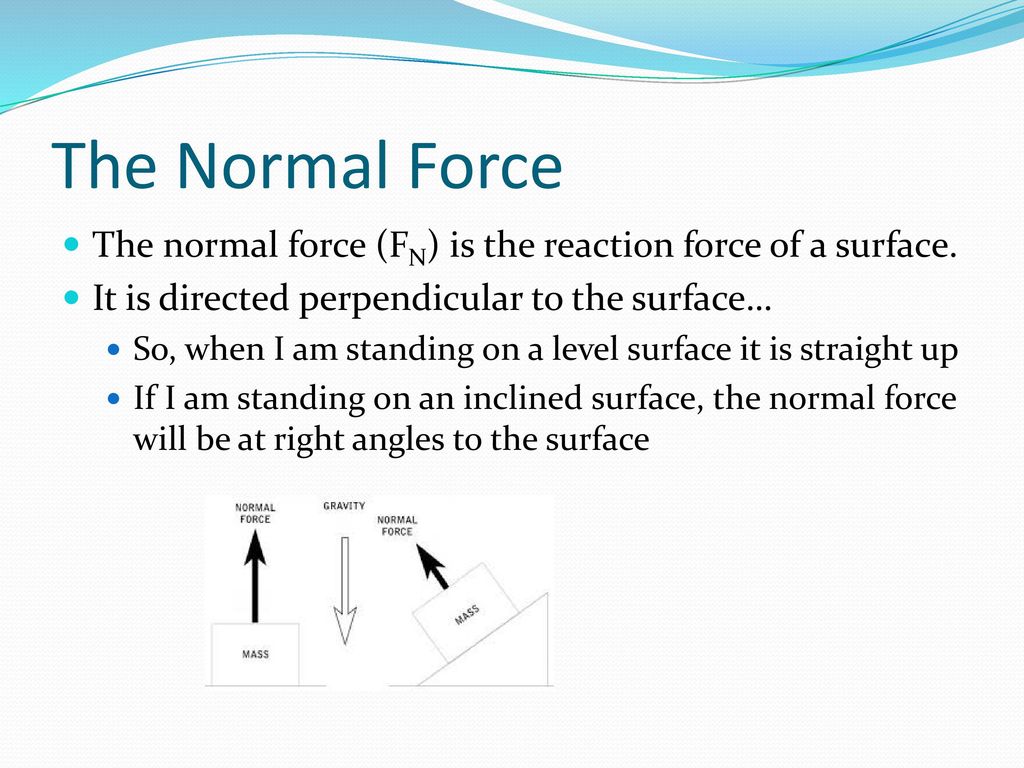 The Normal Force and Friction - ppt download