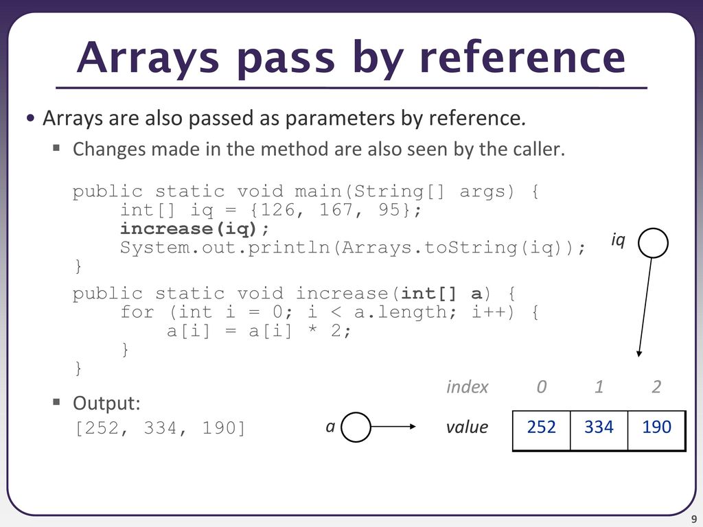 Review of Object-Oriented Programming and Java - ppt download