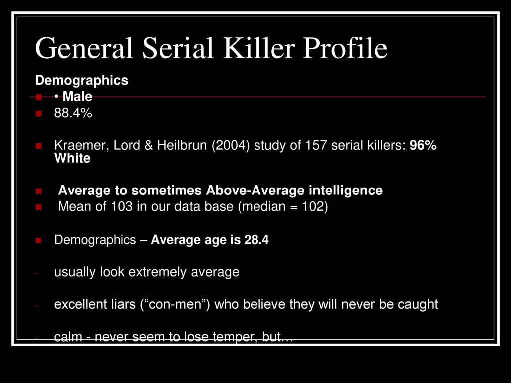 Serial Killers HSP. - ppt download