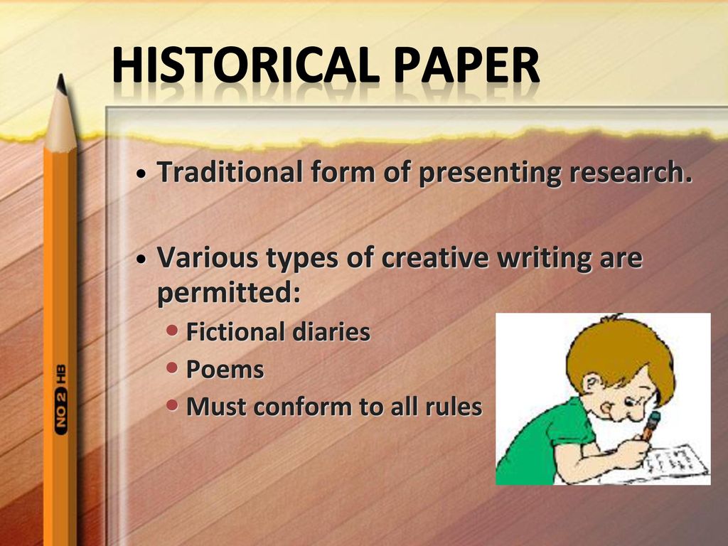 the traditional method of writing historical research