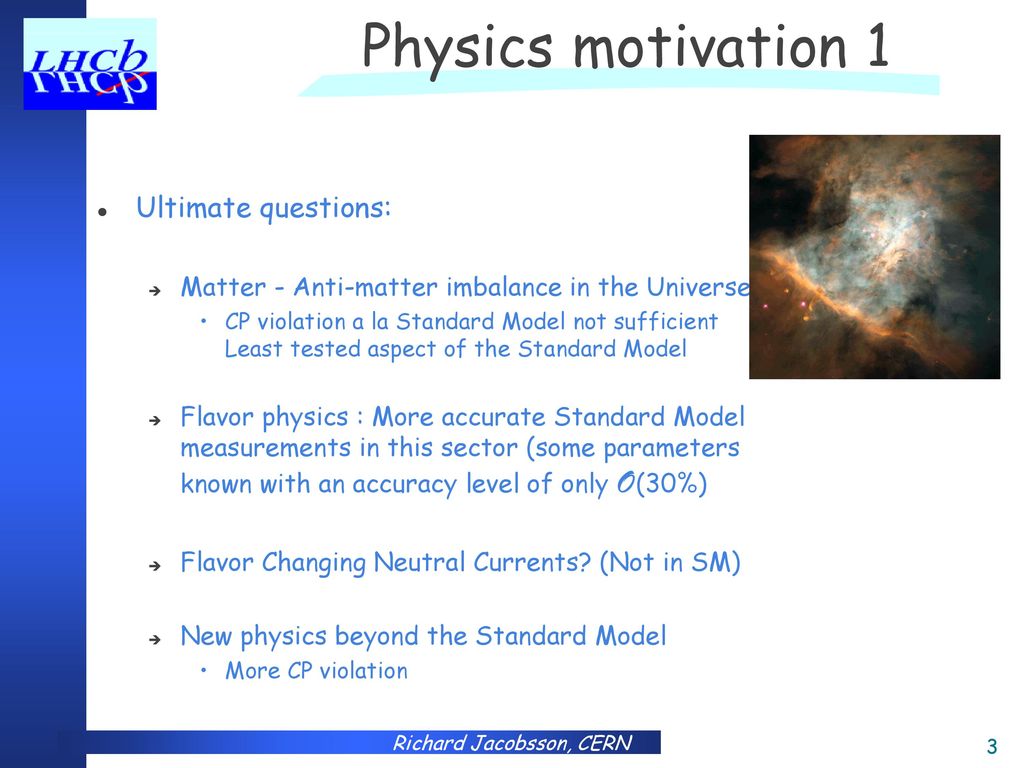 Richard Jacobsson, CERN - ppt download