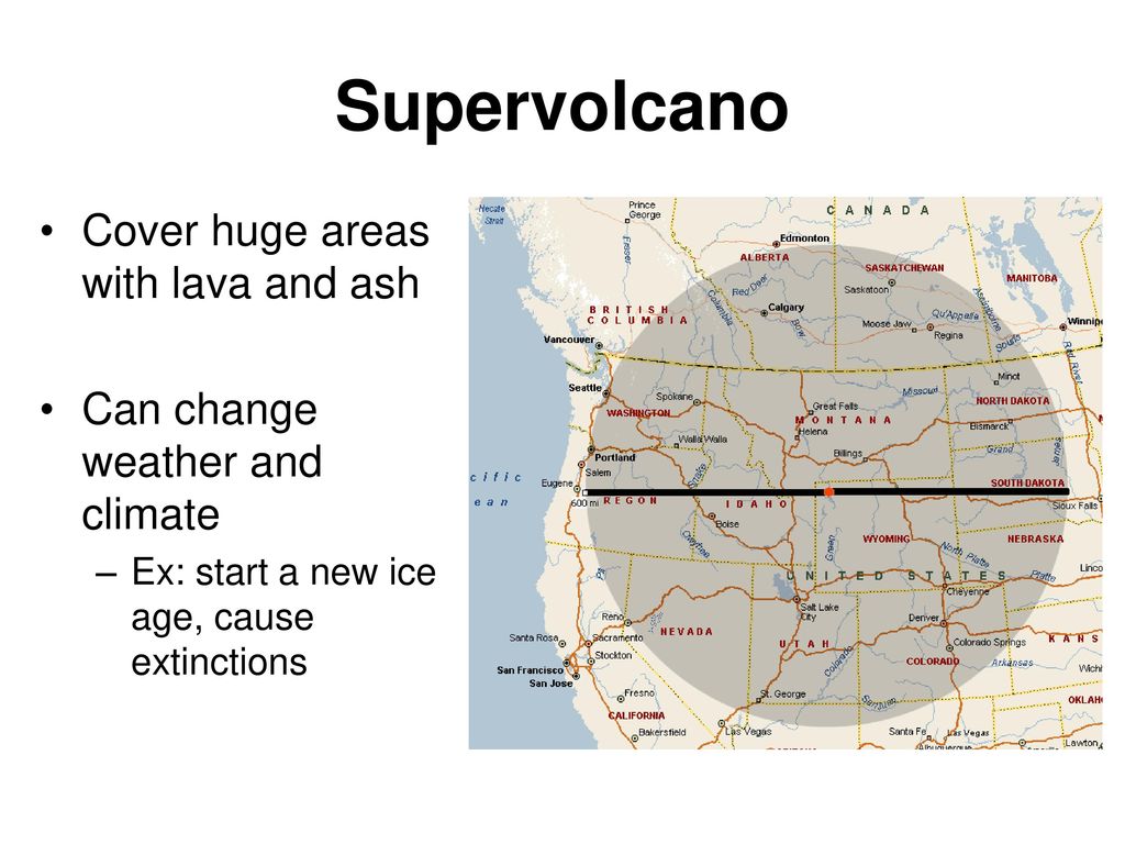 Supervolcanoes Supervolcano: - ppt download