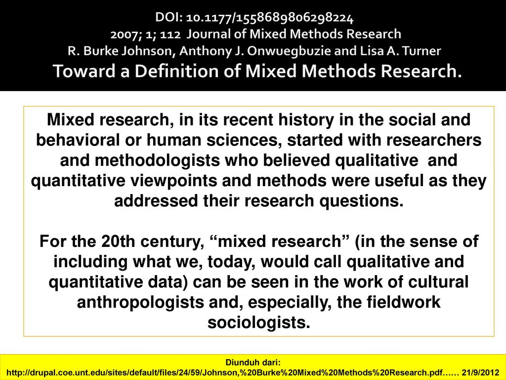 Multiple Amp Mixed Methods Approaches Mk Metil Smno Psdl Ppsub