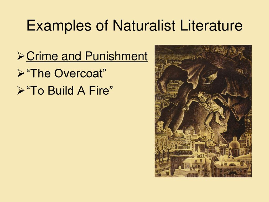 Examples of Naturalist Literature