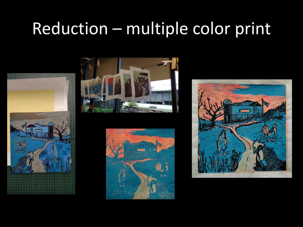 Reduction – multiple color print