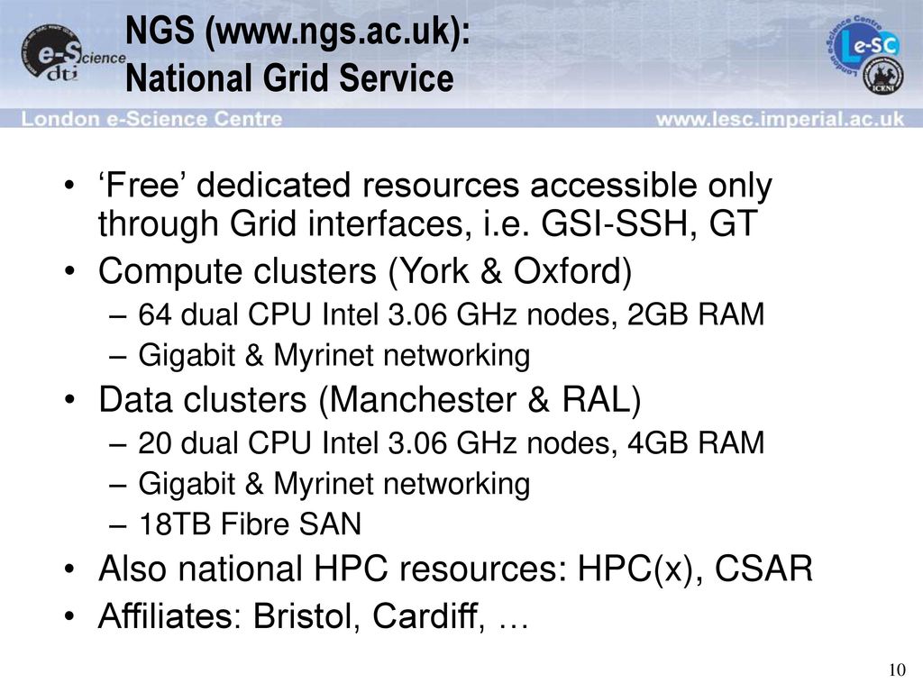 Uk grid moving from research to production ppt download
