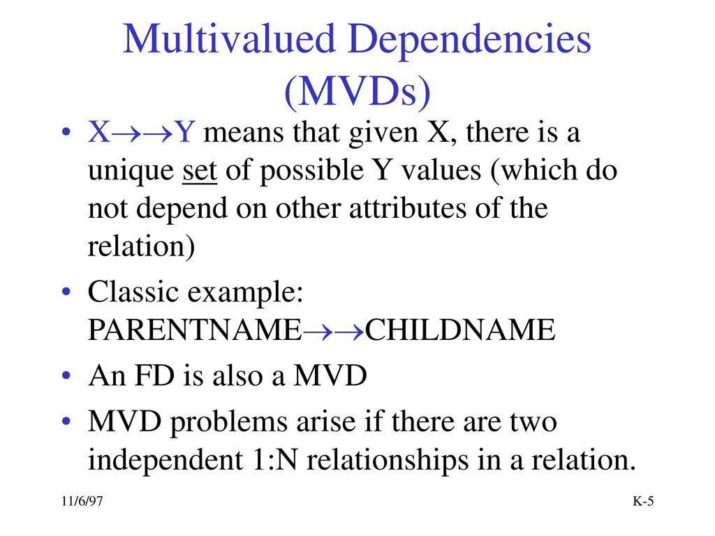 Higher forms of normalization ppt download