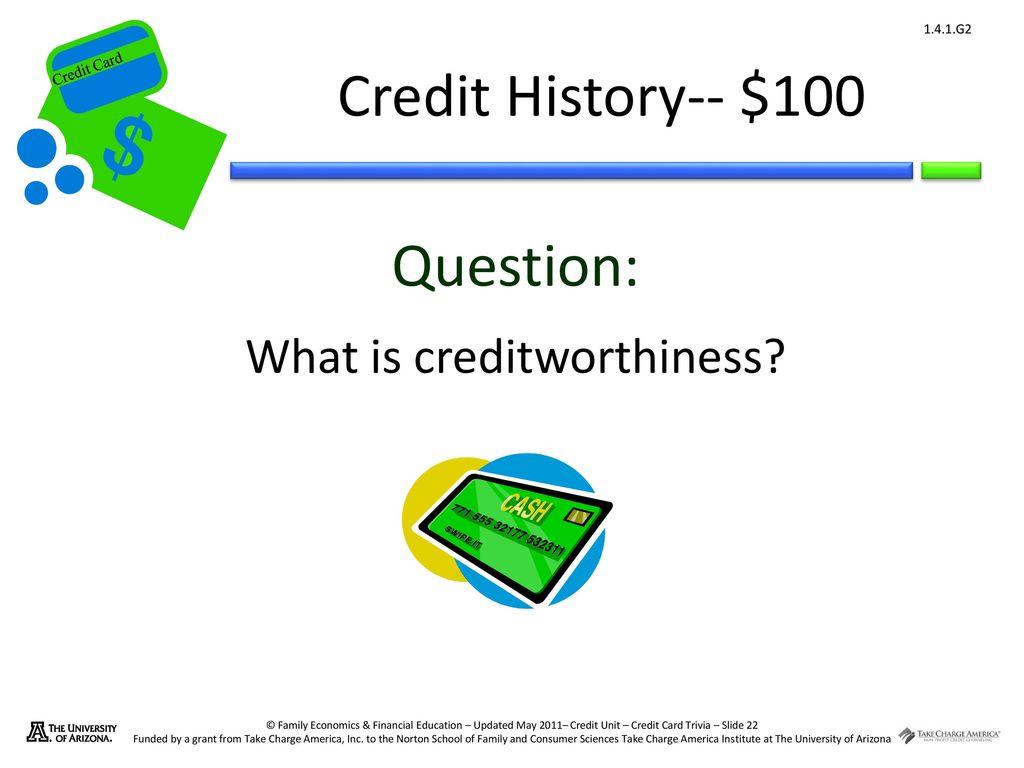 What is creditworthiness