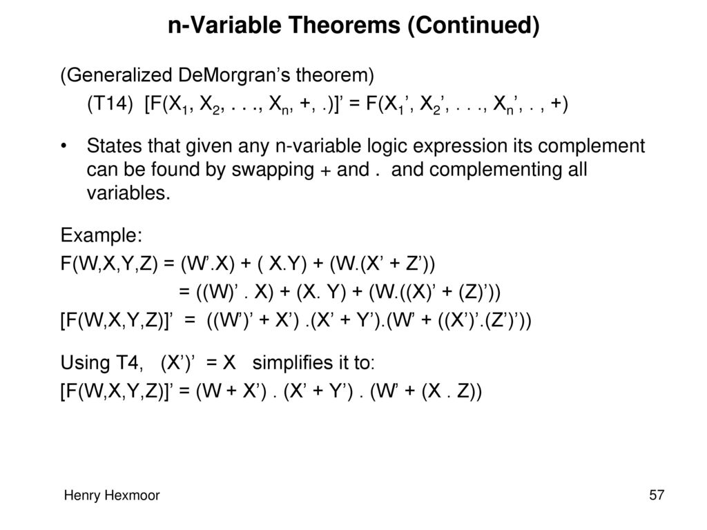 Computer Logic And Digital Design Chapter 1 Henry Hexmoor Ppt Download
