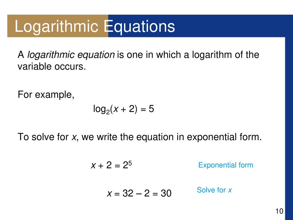 Exponential Equations - ppt download