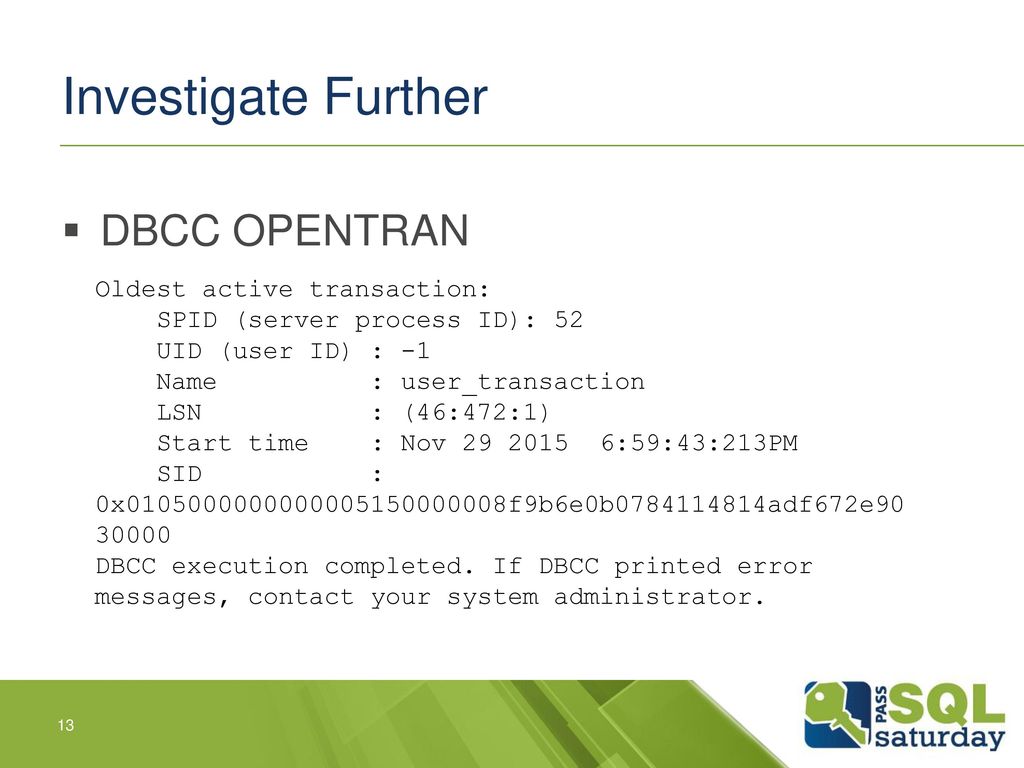 Become a sql server performance detective ppt download