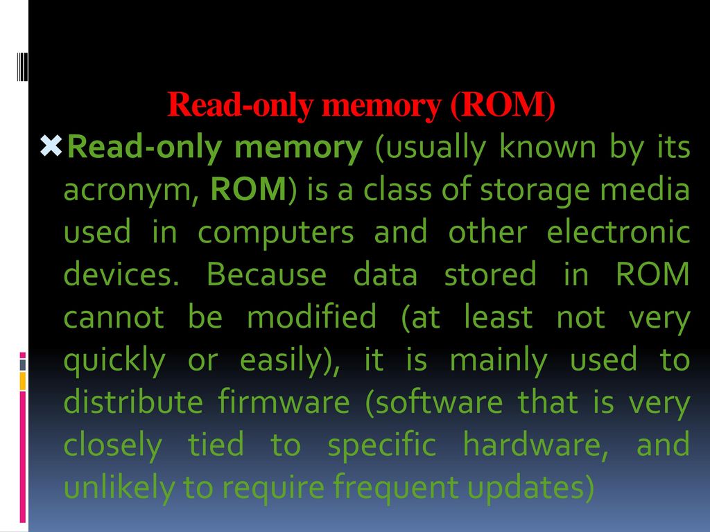 ROM (Read Only Memory) — Steemit