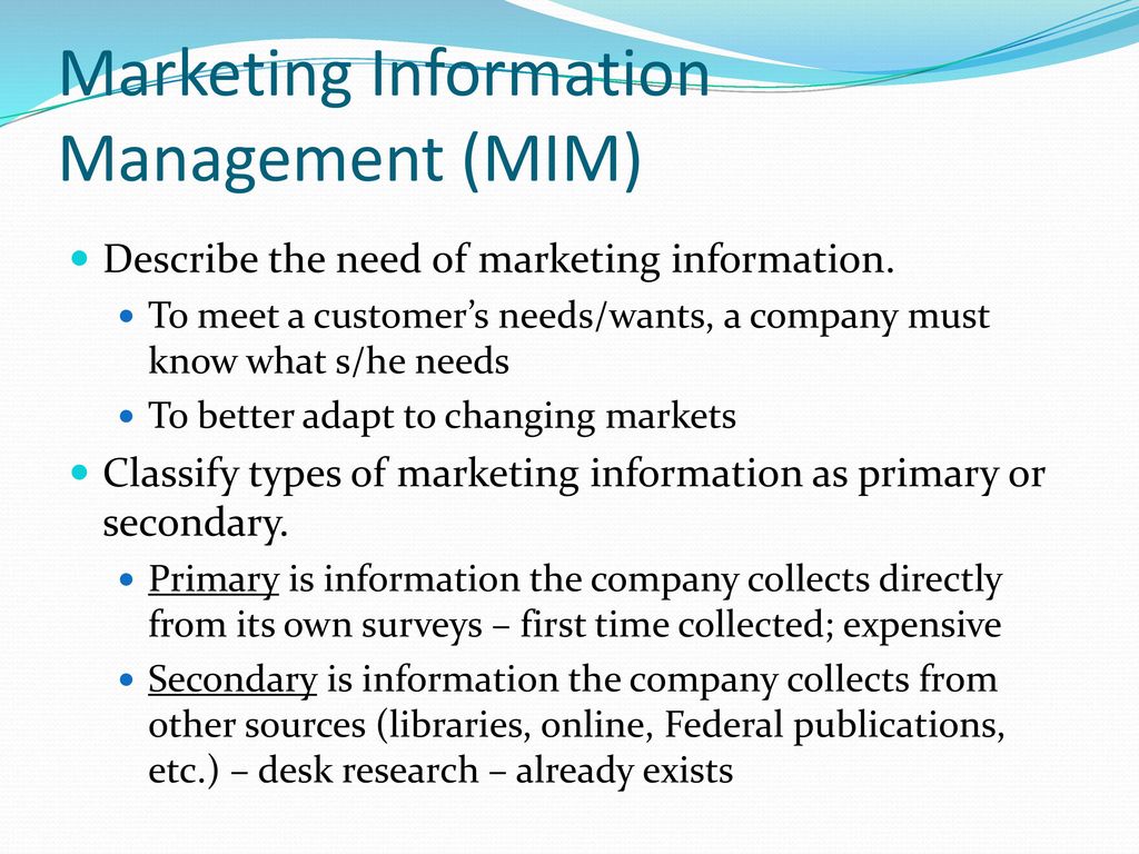 4 00 Understand Promotion And Intermediate Uses Of Marketing Information Acquire Foundational