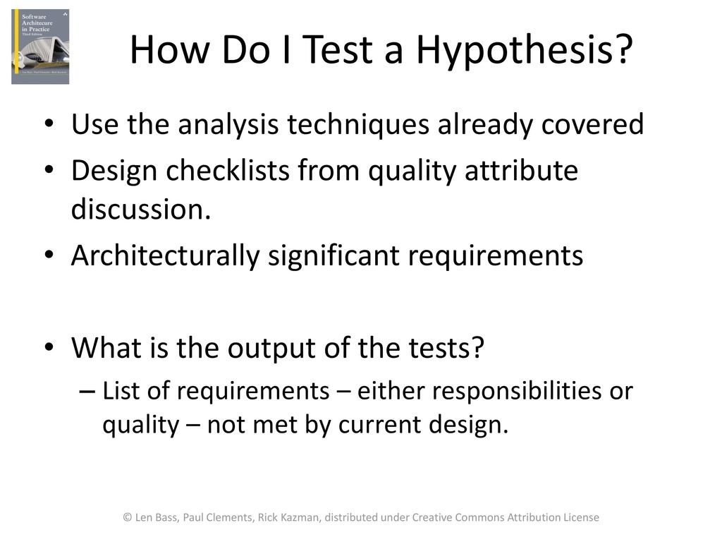 How Do I Test a Hypothesis