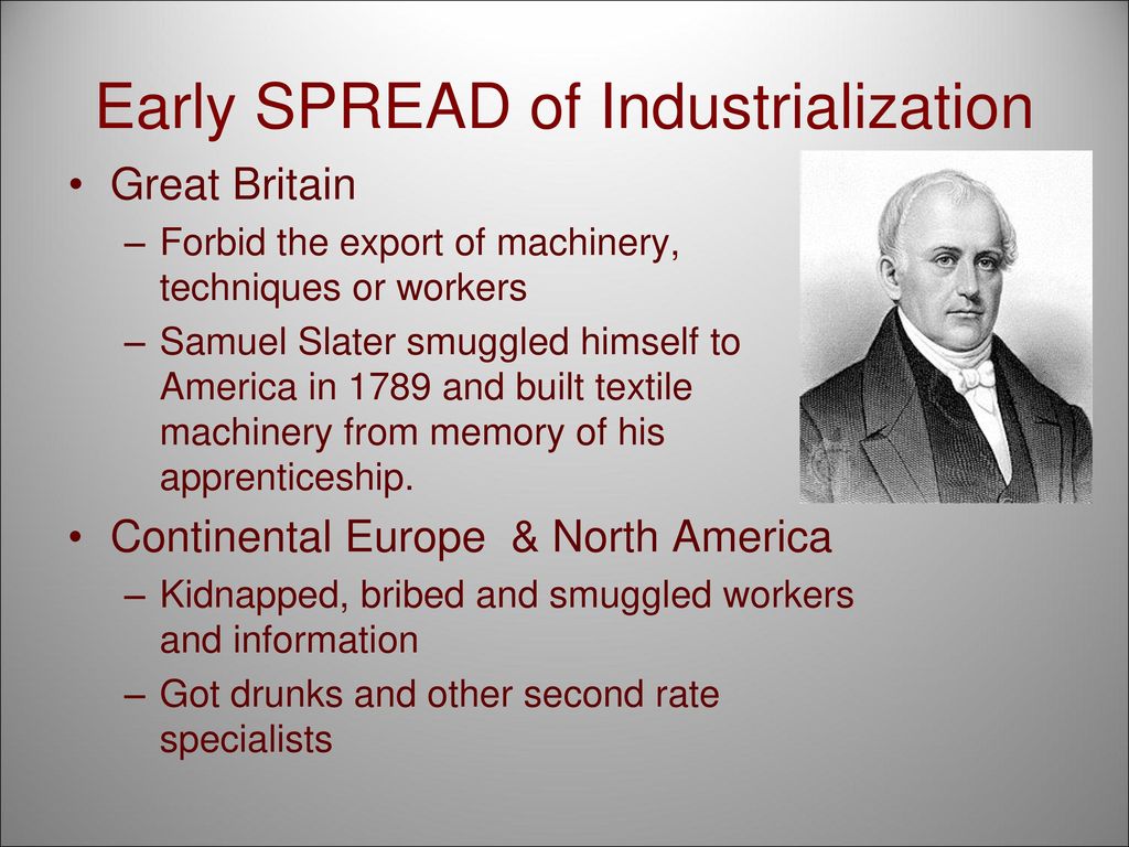 Material Effects of Industrialization - ppt download