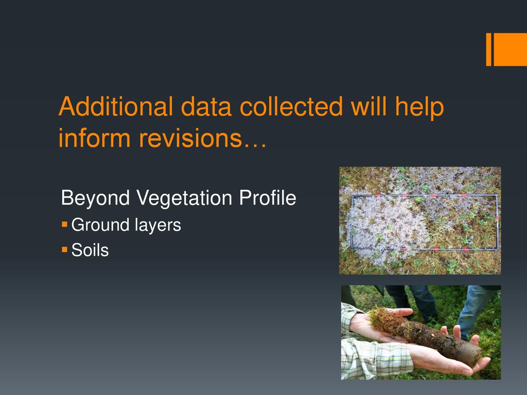 Additional data collected will help inform revisions…