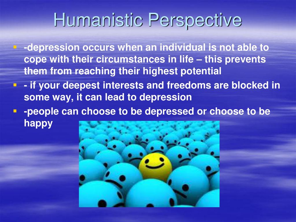 humanistic approach to depression