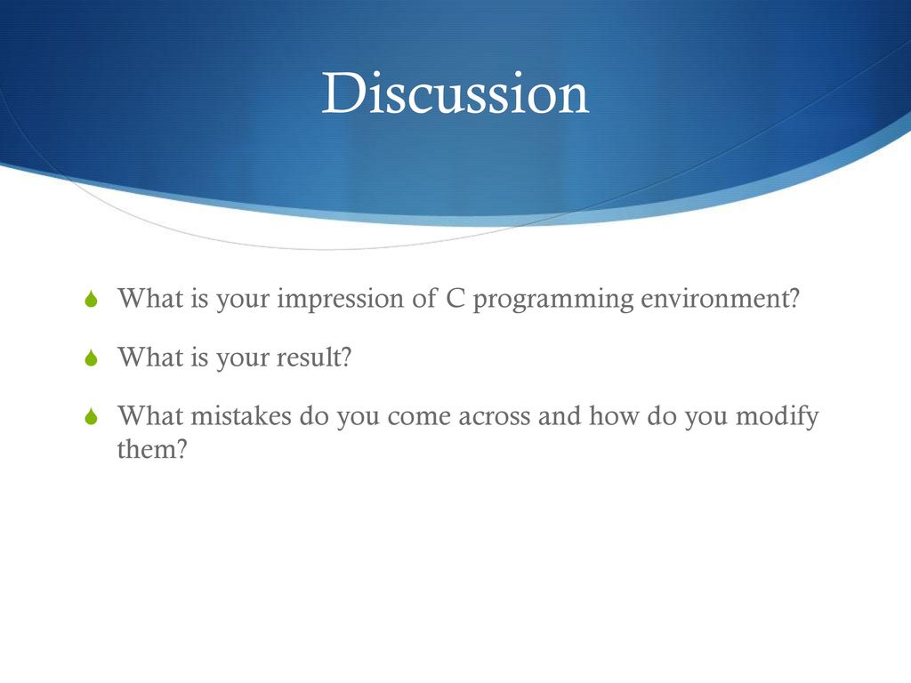 Experiment 01 c programming environment ppt download