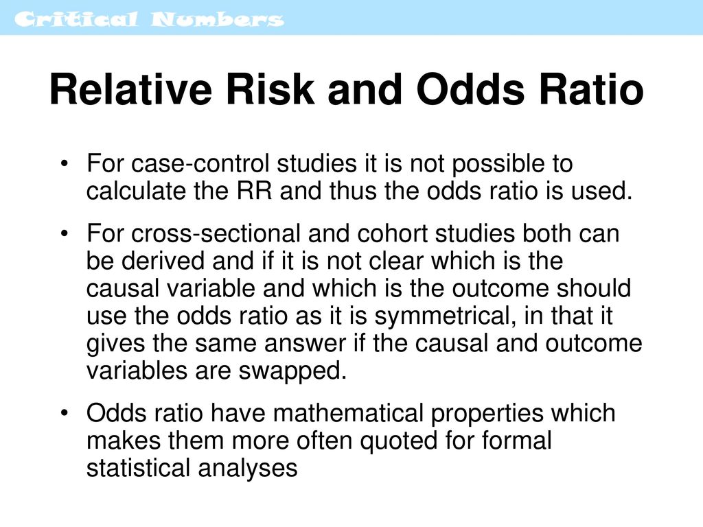 Critical Numbers Living With Risk Ppt Download