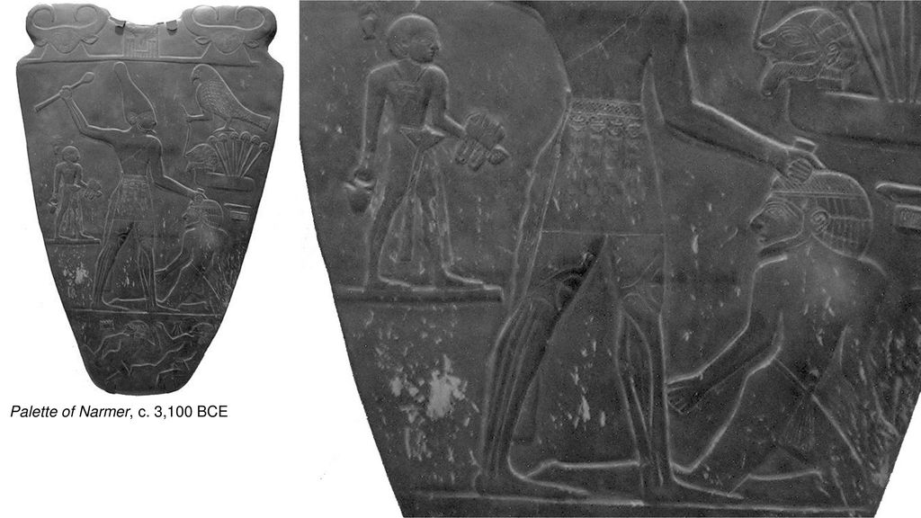 Palette of Narmer, c. 3,100 BCE