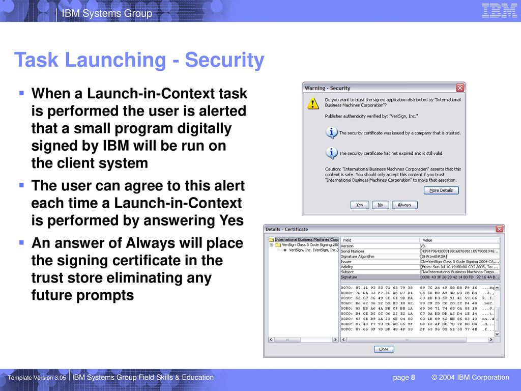 Task Launching - Security