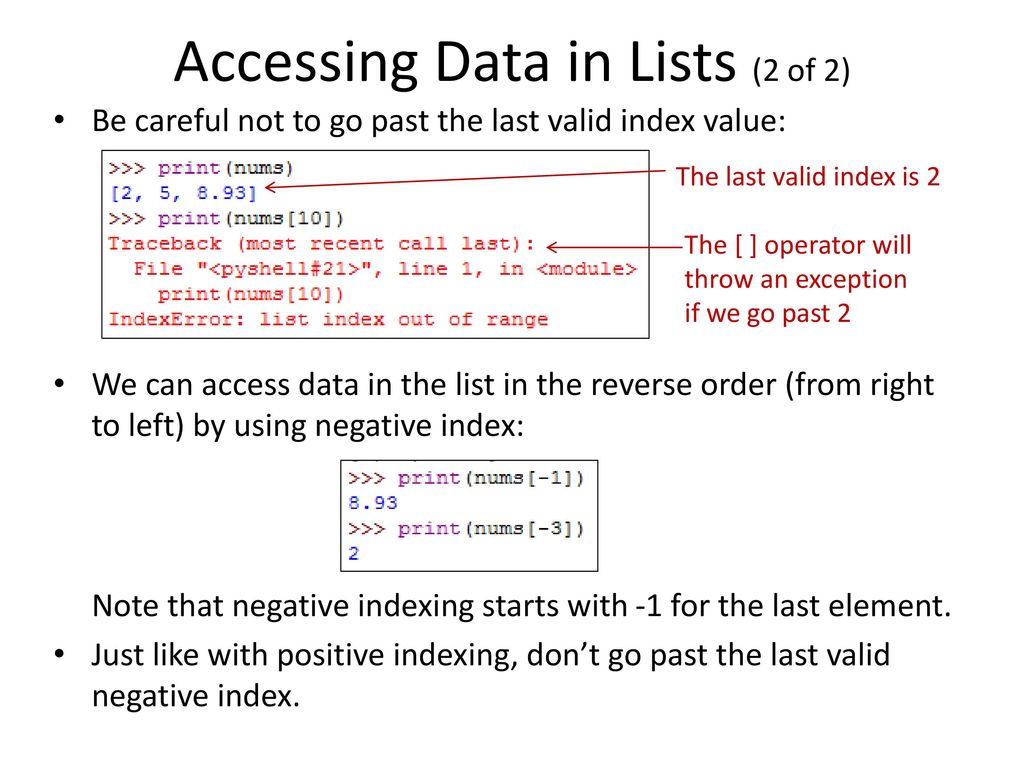 Containers and Lists CIS 40 – Introduction to Programming in Python ...