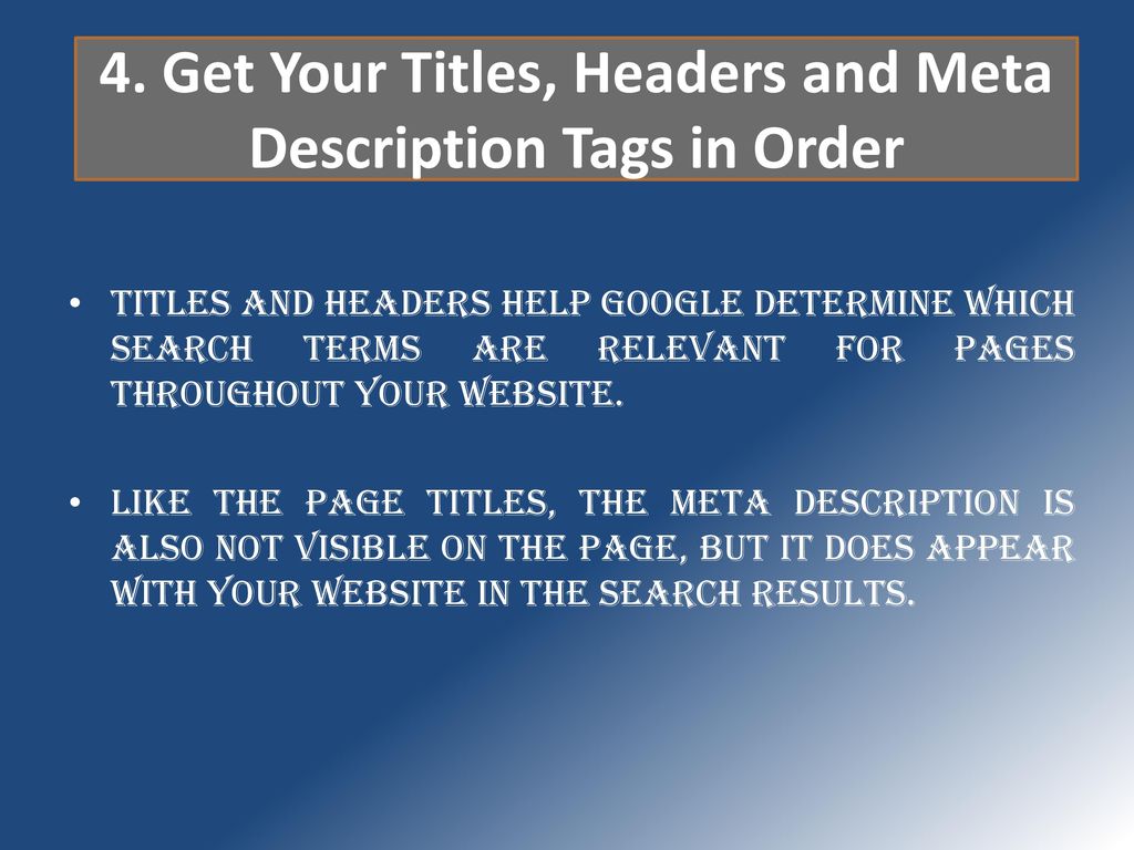 6 SEO Tips for Small Businesses - ppt download
