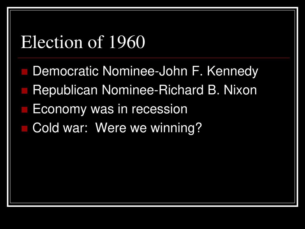 JFK And The New Frontier - Ppt Download