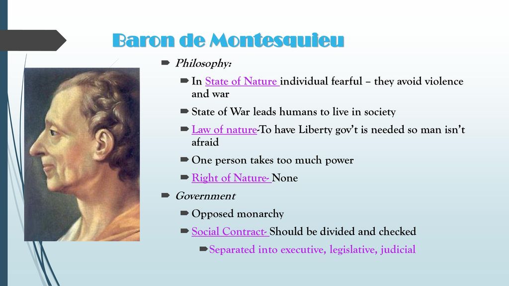 Montesquieu Philosopher
