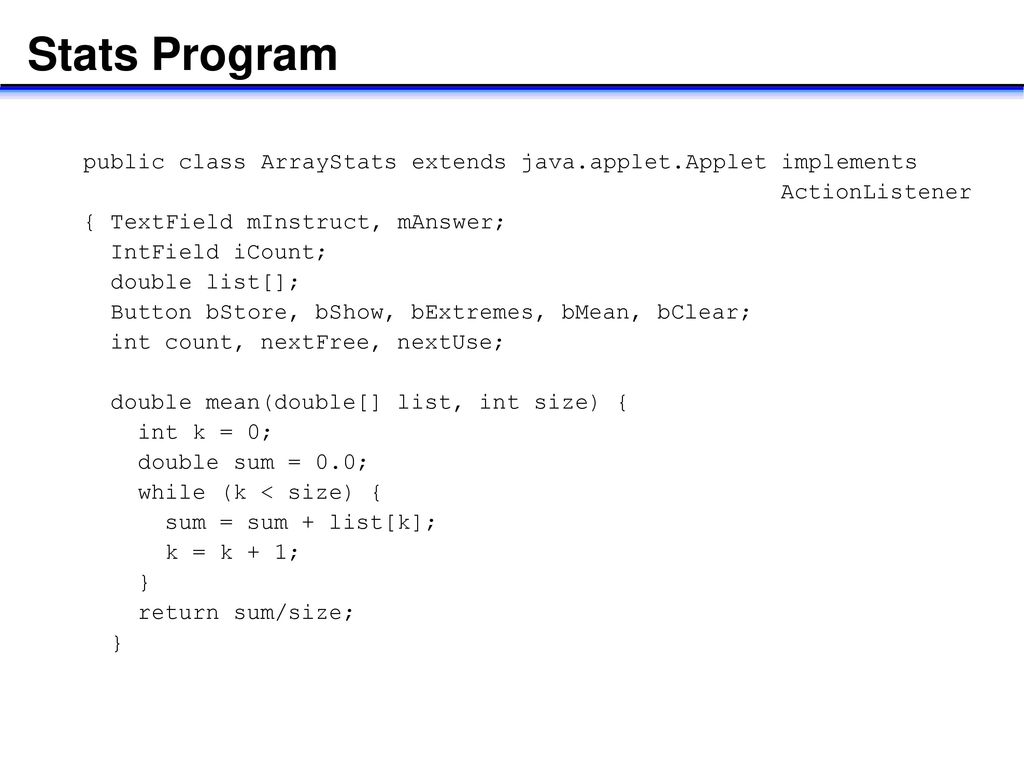 Today’s topics Java Arrays Upcoming Functions Reading - ppt download