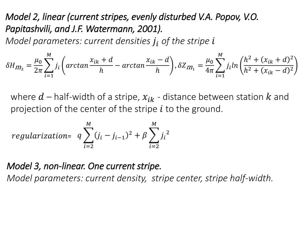 Analysis Of Methods For Estimating Westward Auroral Electrojet Current With Meridian Magnetometer Chain Data M A Evdokimova A A Petrukovich Space Research Ppt Download