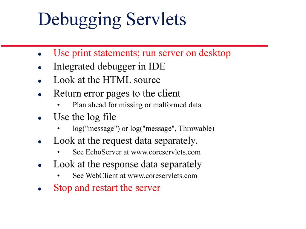 Introduction to java servlets ppt download