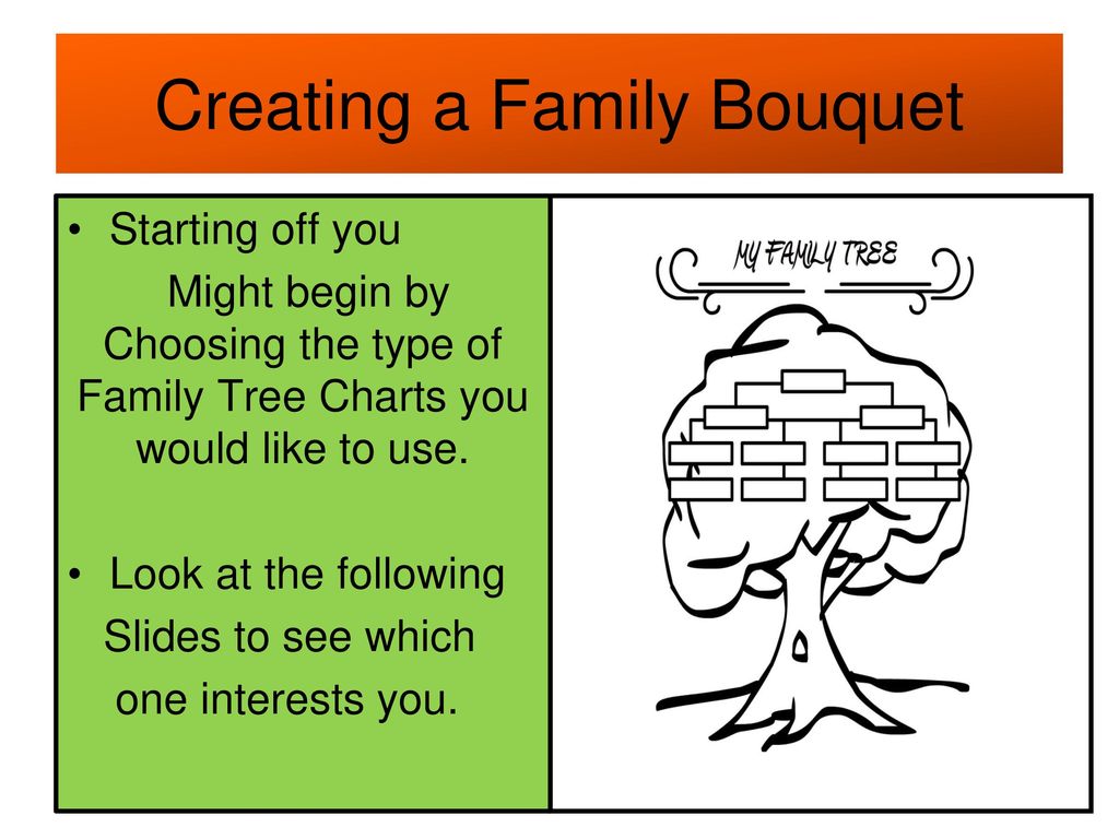 Different Types Of Family Tree Charts