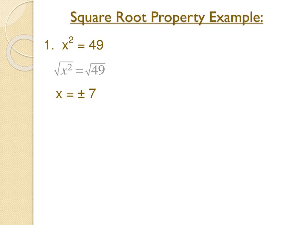 Solving Quadratic Equations Ppt Download solving-quadratic-equations-ppt-download