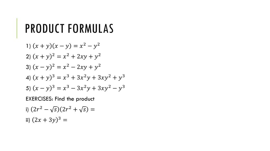 Topic 0 Fundamental Concepts Of Algebra Mat0114 Ppt Download