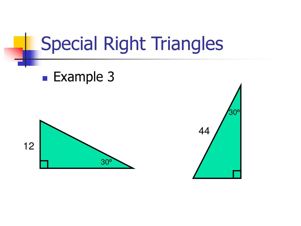 Unit 3: Right Triangles and Trigonometry - ppt download